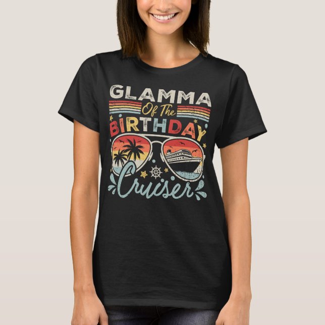 T-shirt Glamma de l'anniversaire Cruiser vacances femmes (Devant)