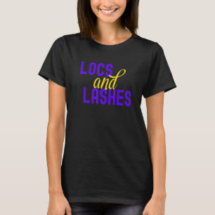 T-shirt Glamour des Locs et Cils