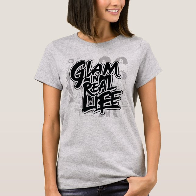 T-shirt Glamour mode: ON (Devant)
