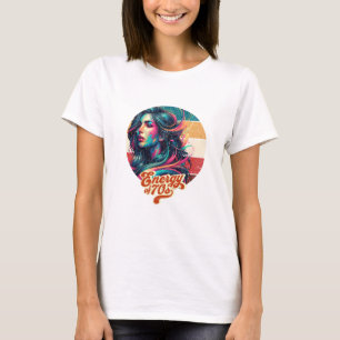 T-shirt Glamour rétro