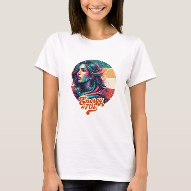 T-shirt Glamour rétro (Devant)