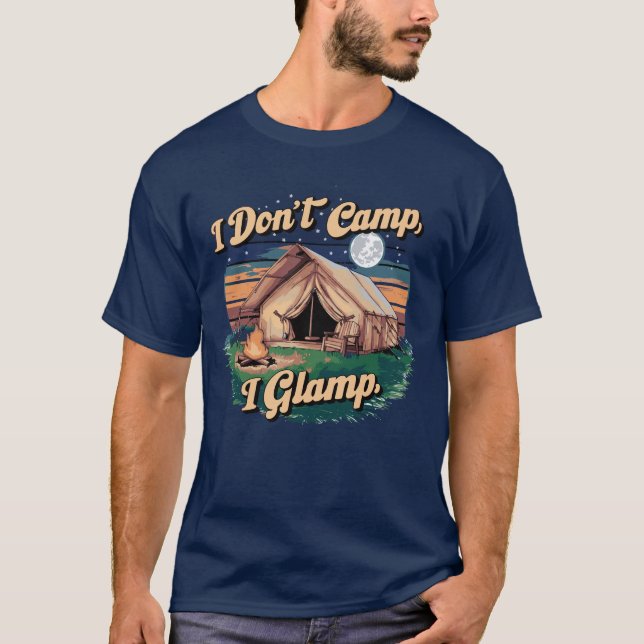 T-shirt Glamper Glamping Nature Lover Camping (Devant)