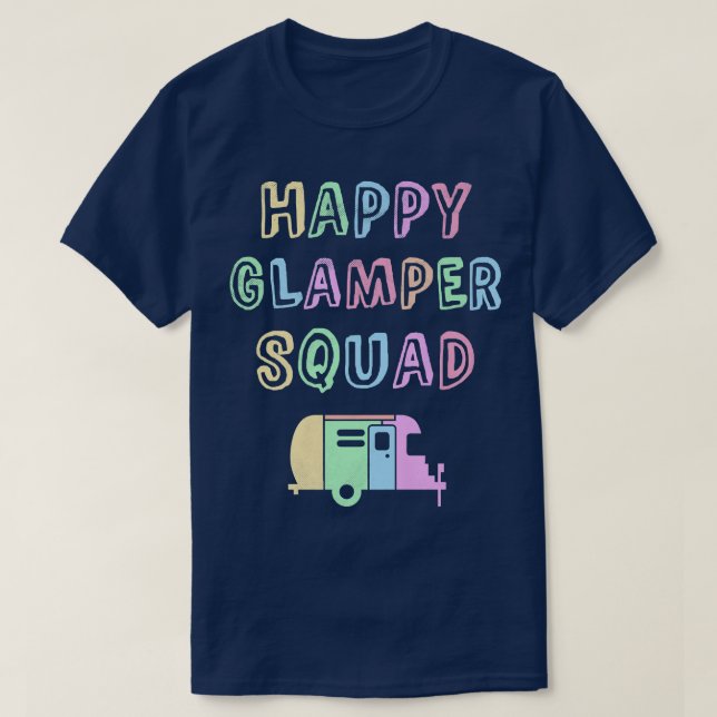 T-shirt Glamping Girl (Design devant)