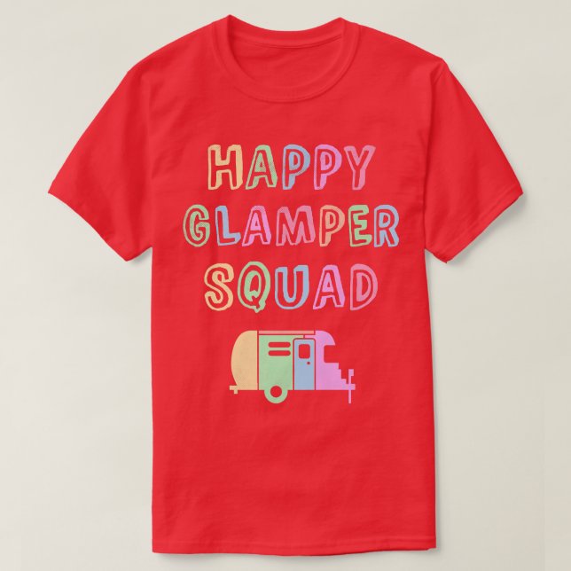 T-shirt Glamping Girl (Design devant)