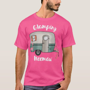 T-shirt Glamping Meemaw Camping Amateurs Rv Flamant rose V