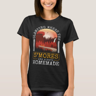T-shirt Glamping Où Les Morceaux Sont Toujours Faits Maiso