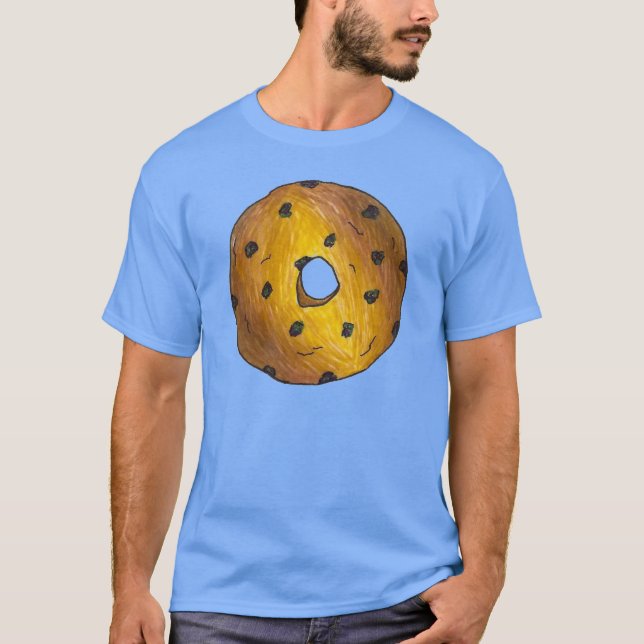 T-shirt Glaqué Blueberry Cake Donut Doughnut Donuts Tee (Devant)