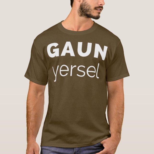 T-shirt Glasgow Guan Yersel Écosse (Devant)