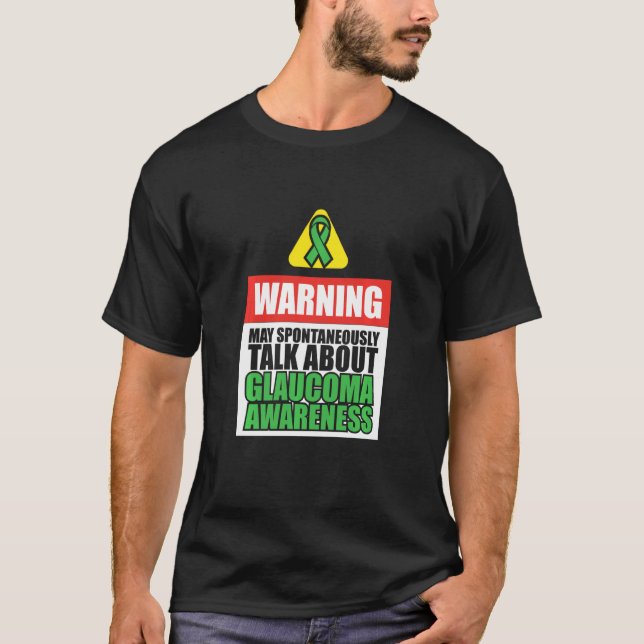 T-shirt Glaucoma Sensibilisation Survivor Winning Warrior (Devant)