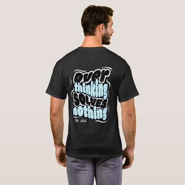 T-shirt Glaury Black Edition – L'esprit au-dessus de la ma (Dos entier)