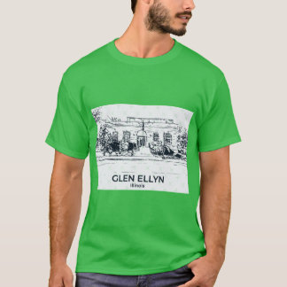 T-shirt Glen Ellyn Illinois Surdimensionné