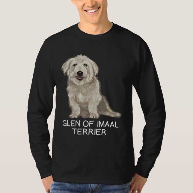 T-shirt Glen of Imaal Terrier Crazy Dog (Devant)