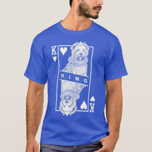 T-shirt Glen Of Imaal Terrier King Of Hearts Glennie Chien