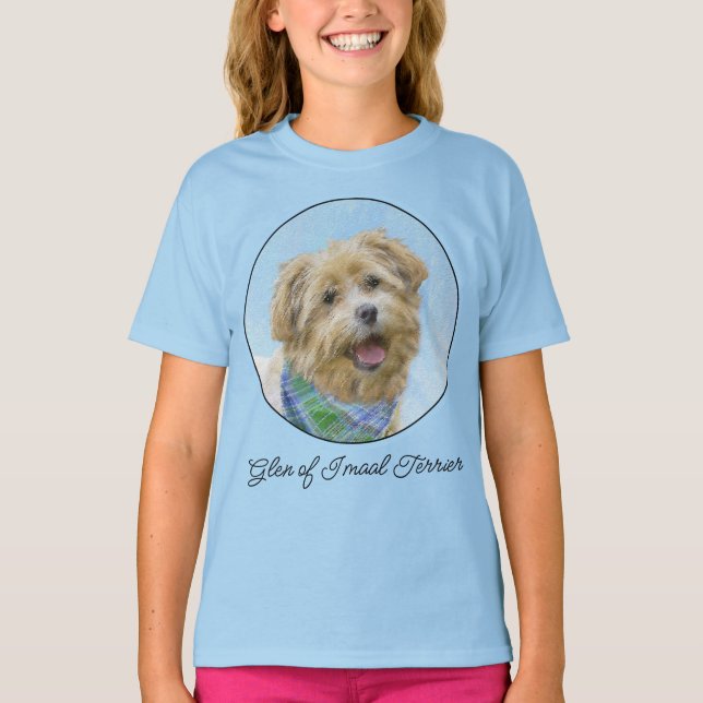 T-shirt Glen of Imaal Terrier Peinture - Art original Chie (Devant)
