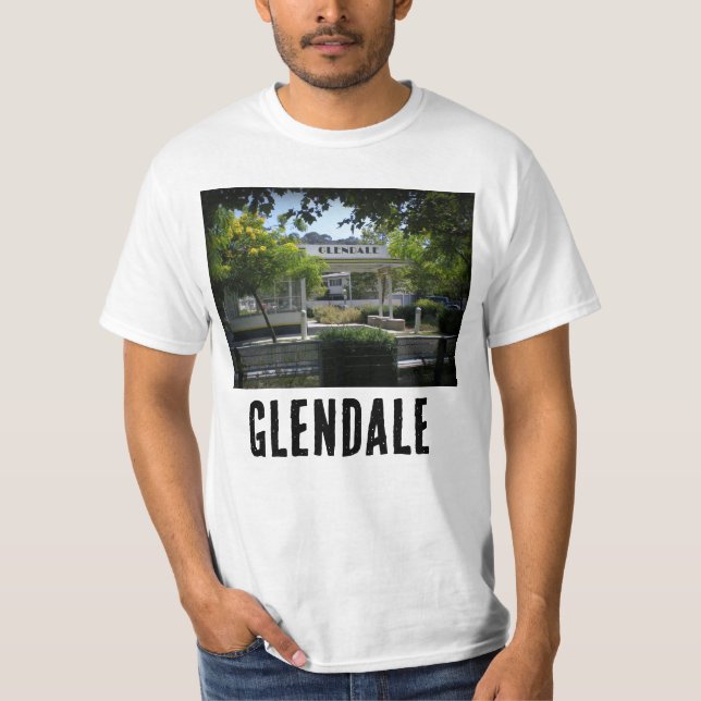 T-shirt Glendale, Californie Carré Adams Mini-Park (Devant)