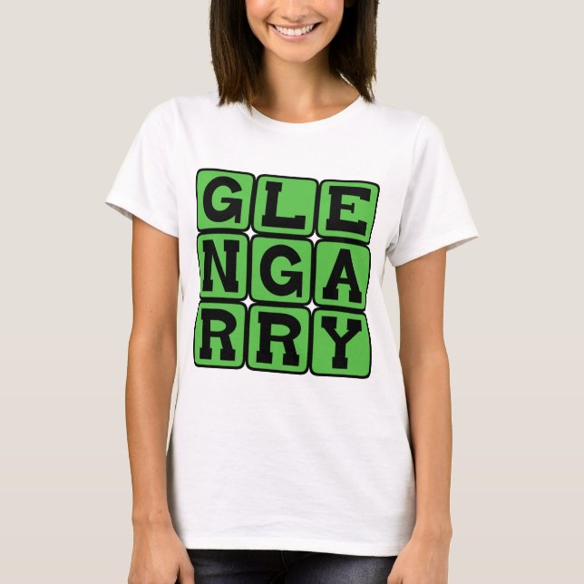 T-shirt Glengarry, Chapeau en forme de bateau (Devant)