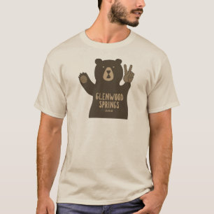 T-shirt Glenwood Springs Colorado Ours de la paix