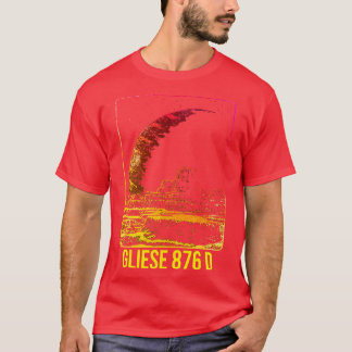 T-shirt Gliese 876 d Exoplanet Planet