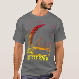 T-shirt Gliese 876 d Exoplanet Planet