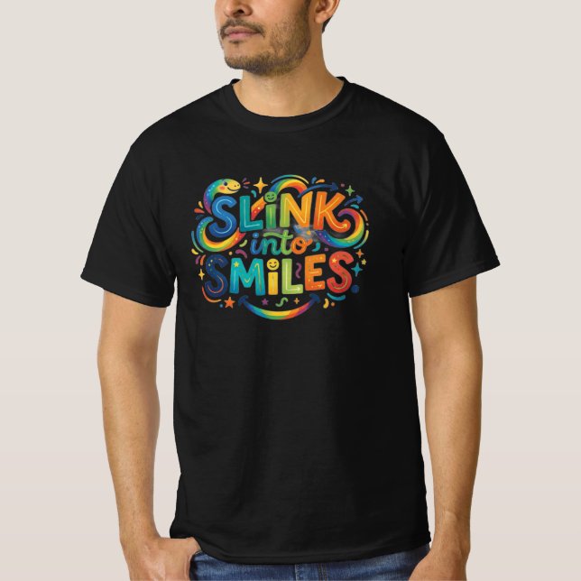 T-shirt Glisser dans les Sourires (Devant)