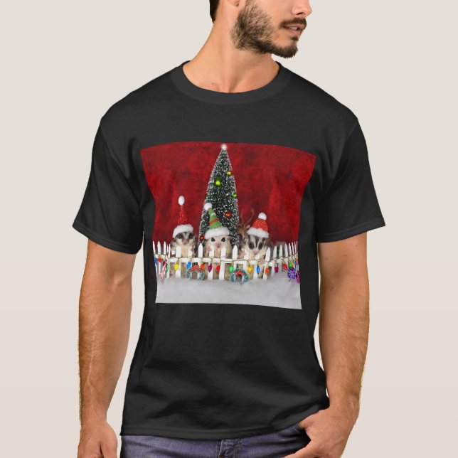 T-shirt Glisseur de sucre Noël (Devant)