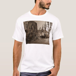 T-shirt Glissière 1903 de lanterne magique de bûcherons de
