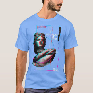 T-shirt Glitch Apollo - Streetwear esthétique