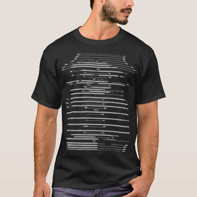 T-shirt Glitch Code (Devant)