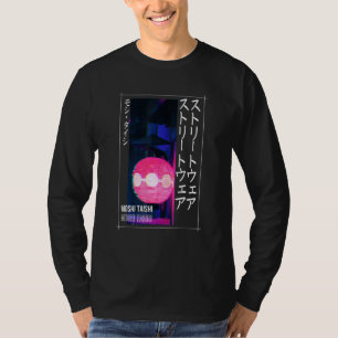 T-shirt Glitch cyberpunk japonais esthétique streetwear To