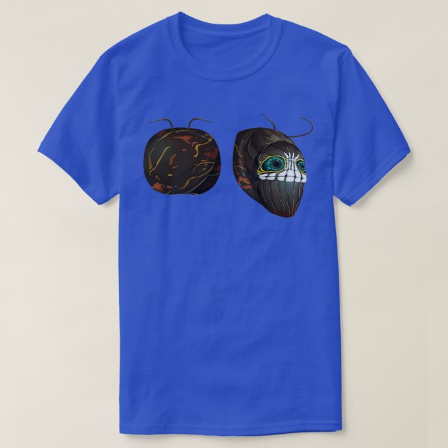 T-shirt Glitch Hats caterpillar mask (Design devant)