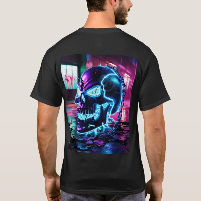 T-shirt Glitch the System : Cyber Rebellion (Dos)