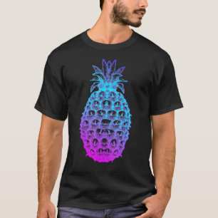 T-shirt Glitch Vaporwave Style esthétique Japon Ananas G