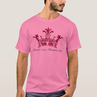 T-shirt glitterimage23, princesse est comme le fait la