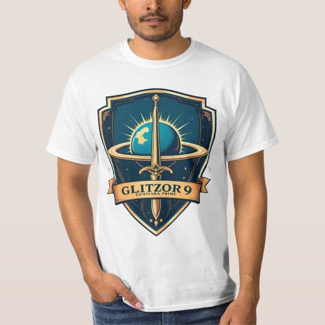 T-shirt Glitzor9 “Cunivara Prime Seal” Crest Tee (Devant)