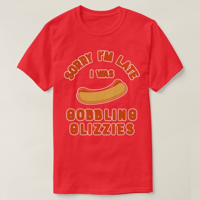 T-shirt Glizzy Hot Dog (Design devant)