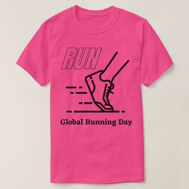 T-shirt Global Running Day Classic  (Design devant)