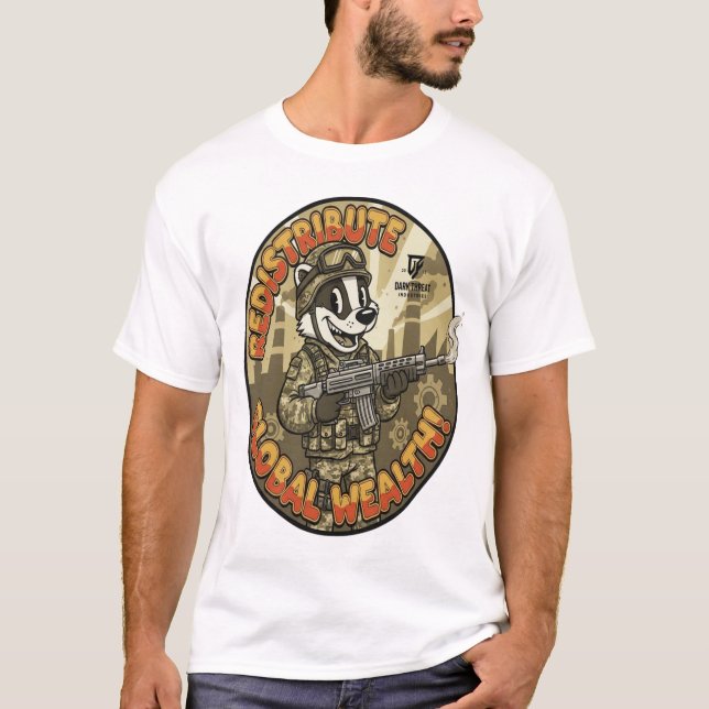 T-Shirt Global Wealth Badger (Devant)