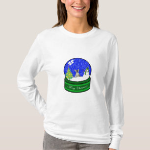 T-shirt globe allemand de neige de shepard