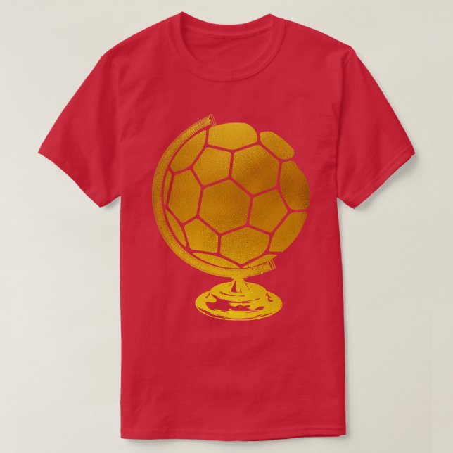 T-shirt Globe de handball (Design devant)