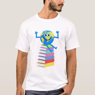 T-shirt Globe de livre
