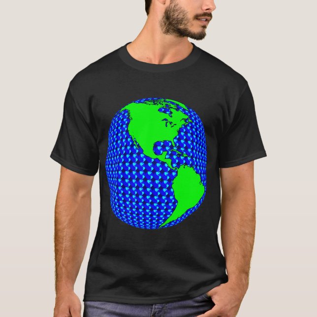 T-shirt Globe de méta (Devant)