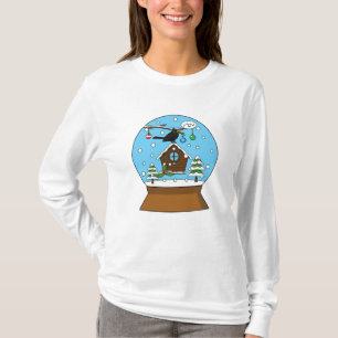 T-shirt Globe des neiges avec chant Blackbird