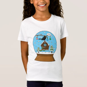T-Shirt Globe des neiges avec chant Blackbird