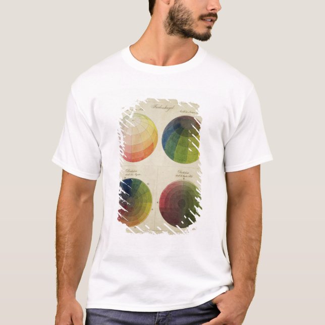 T-shirt Globes de couleur pour le cuivre (Devant)