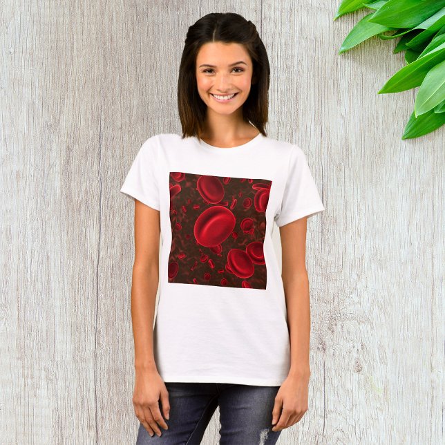 T-shirt Globules Rouges Microscopiques (Créateur téléchargé)