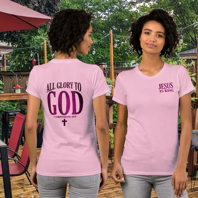 T-shirt Gloire à Dieu chrétien (Créateur téléchargé)