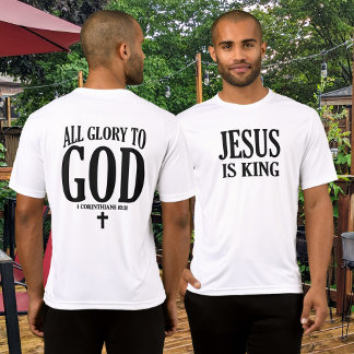 T-shirt Gloire à Dieu chrétien