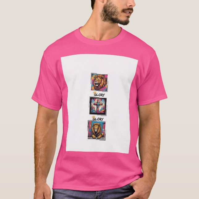 T-shirt Gloire Du Lion De Juda (Devant)