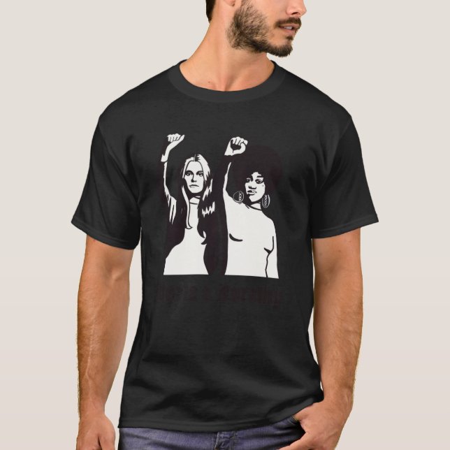 T-shirt Gloria and Dorothy Feminist icons Gift For Men and (Devant)