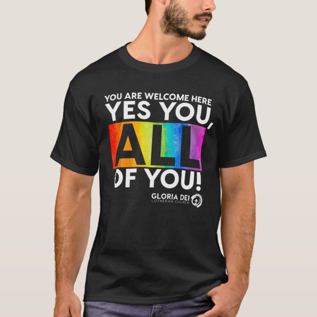 T-shirt Gloria Dei Pride 2023 (Devant)